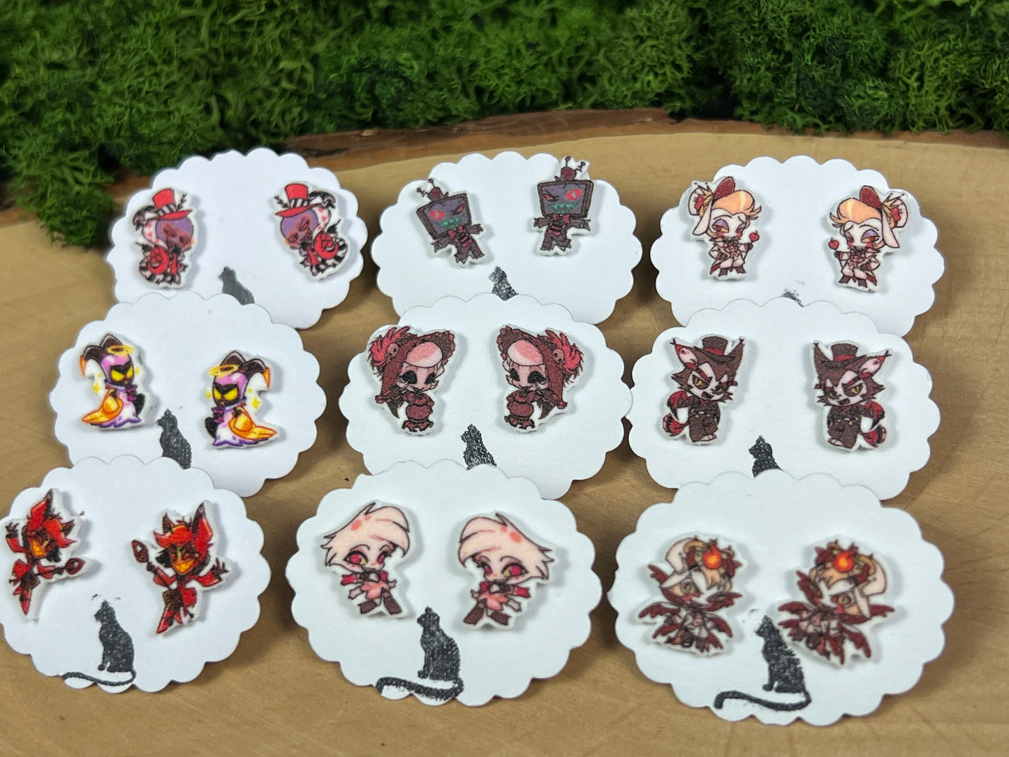 Hazbin Hotel Chibis Ohrstecker