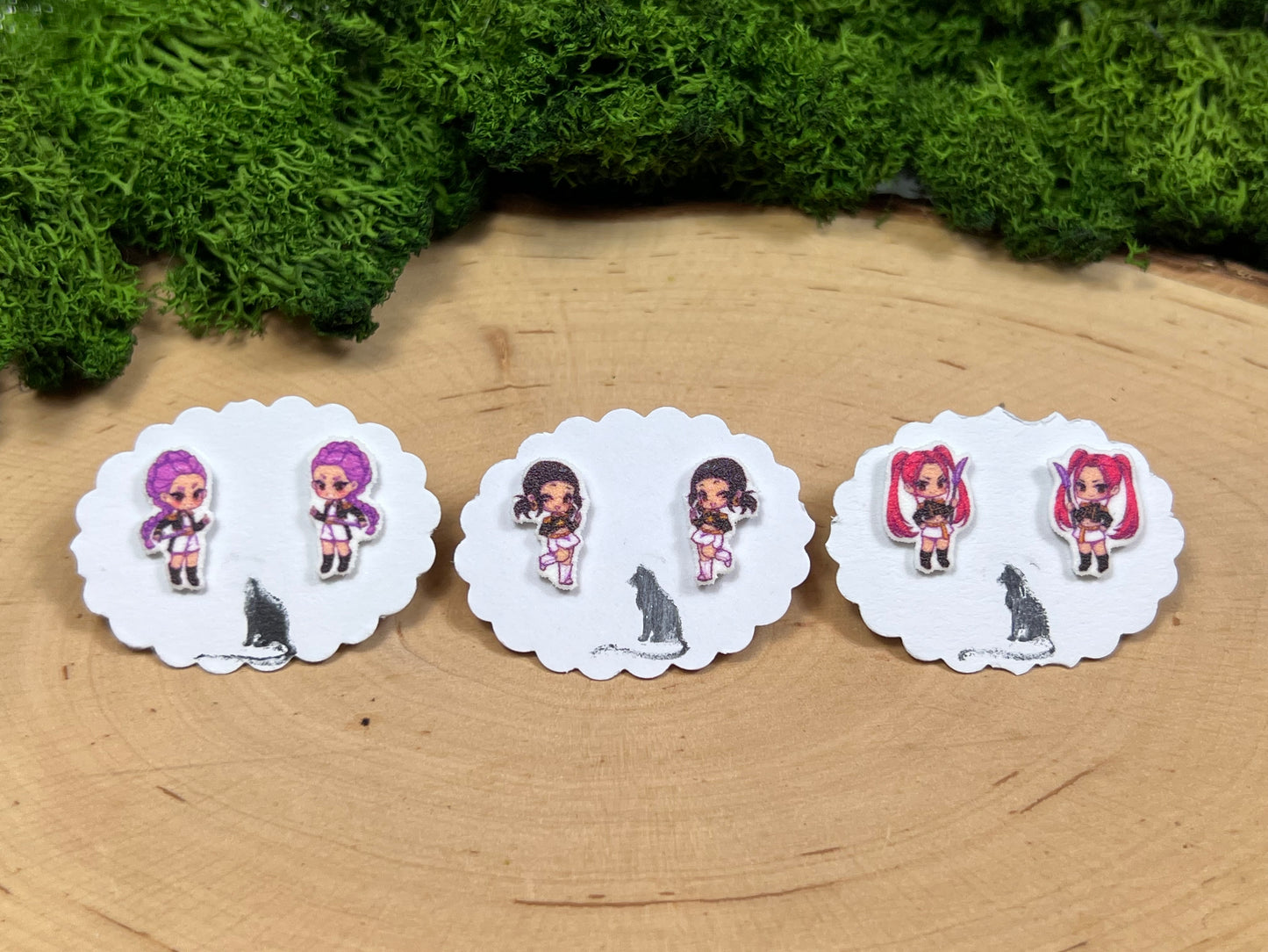 Huntrix Ohrstecker aus K-Pop Demon Hunters