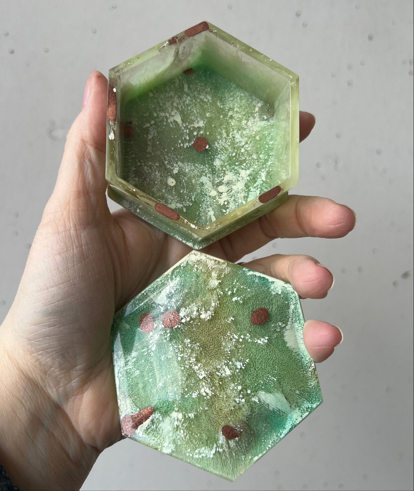 Hexagonbox mit blooming Effect