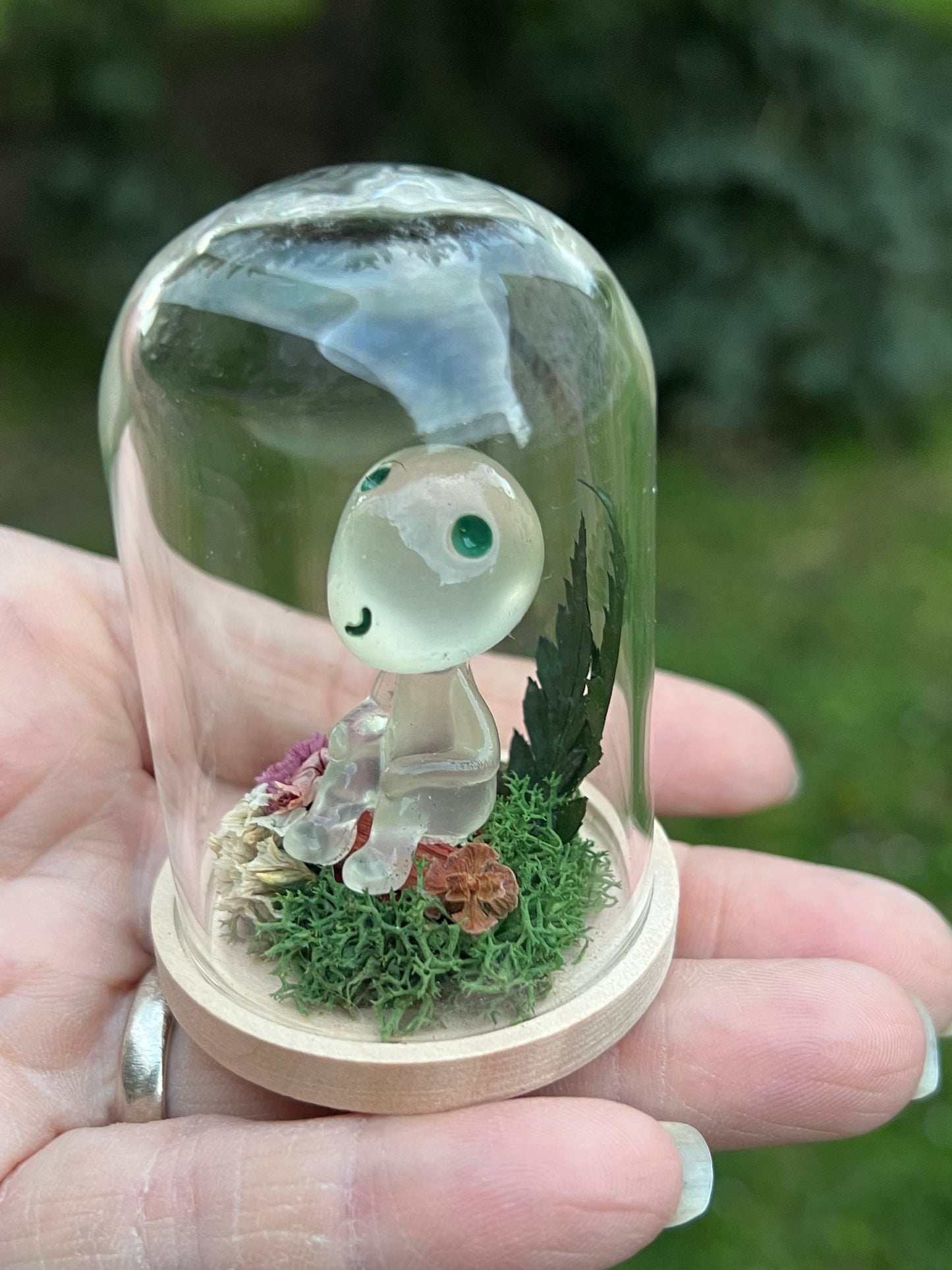 MiniMiniGlas mit Waldgeist