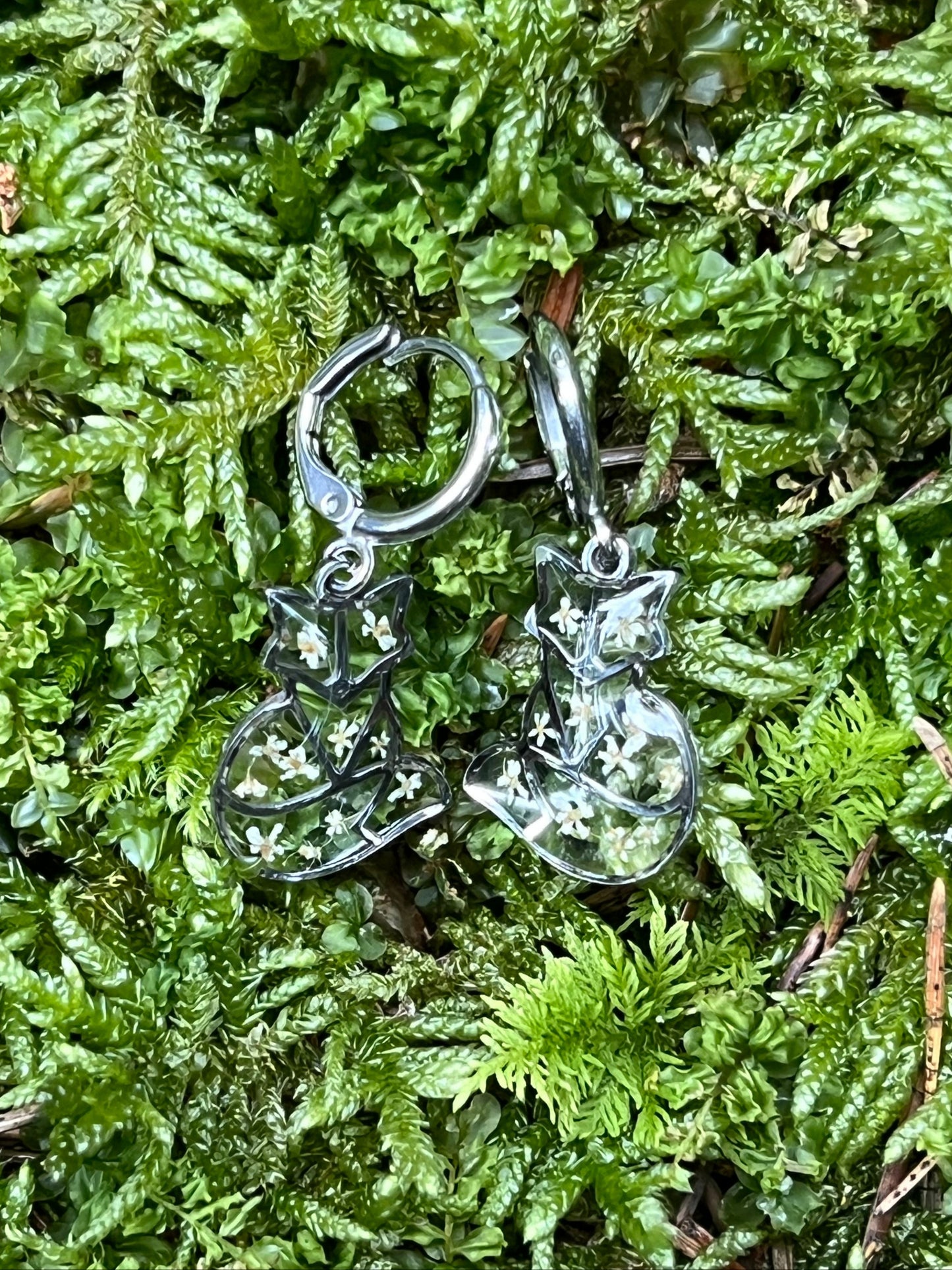 Fuchs Ohrringe mit Wilder Möhre