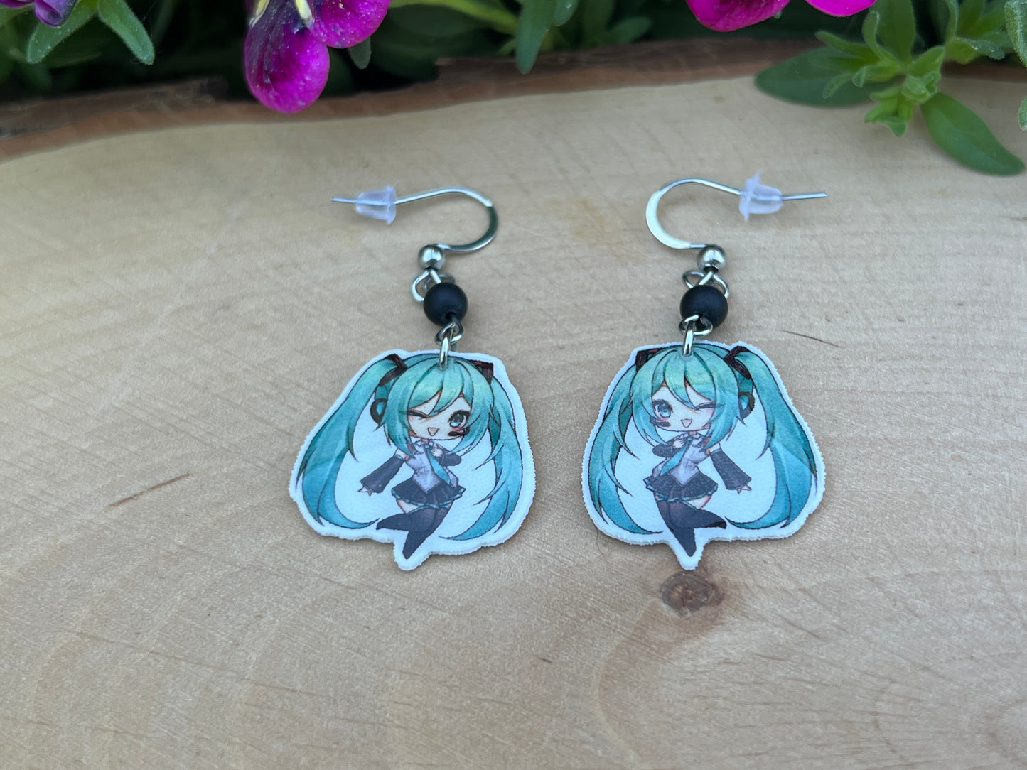 Miku Hatsune Charakter Ohrhänger