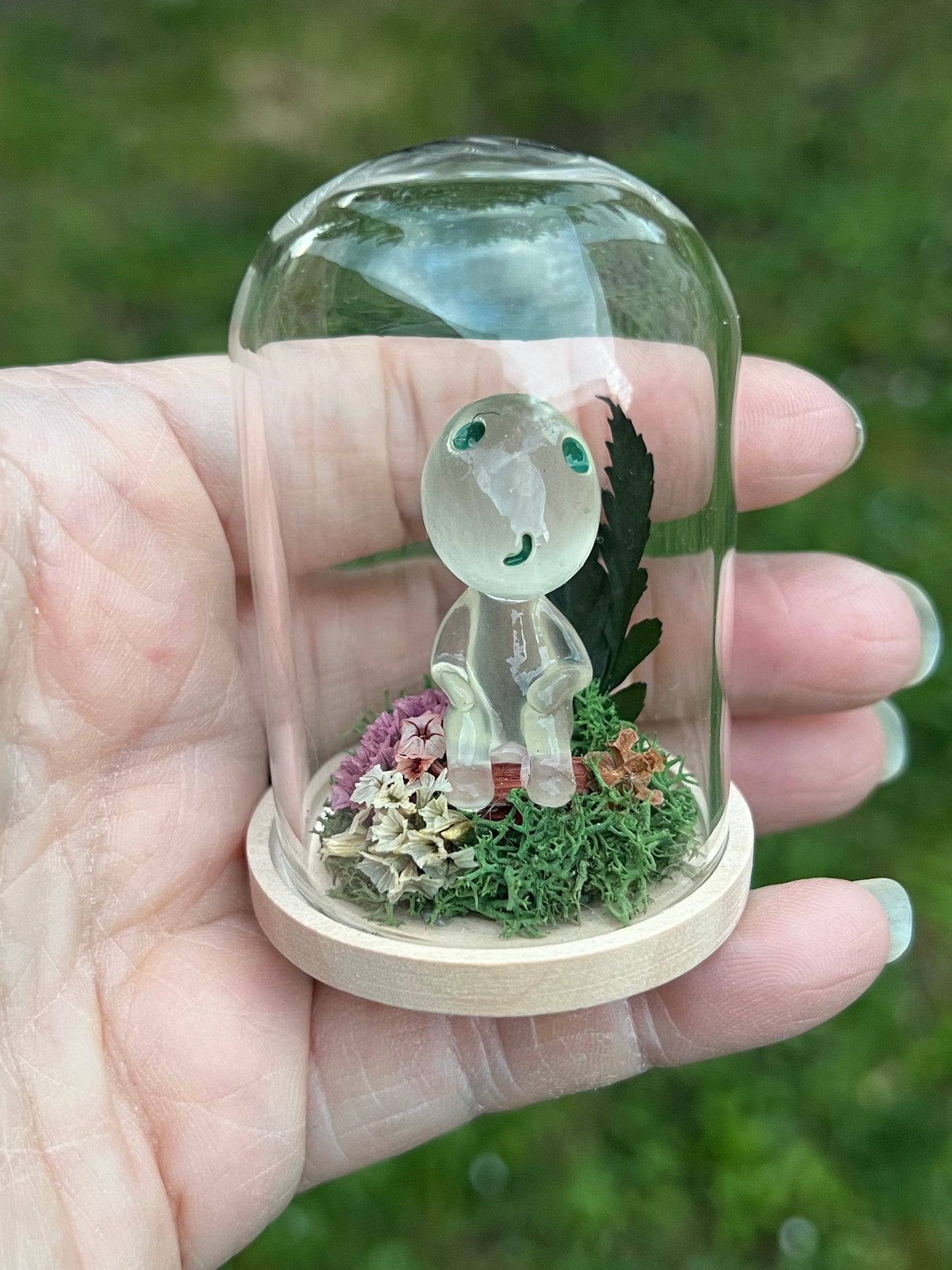 MiniMiniGlas mit Waldgeist